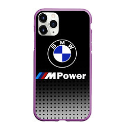 Чехол iPhone 11 Pro матовый BMW, цвет: 3D-фиолетовый