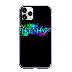 Чехол iPhone 11 Pro матовый Hip-Hop, цвет: 3D-светло-сиреневый