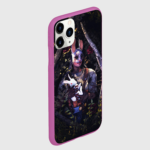 Чехол iPhone 11 Pro матовый Dead by Daylight / 3D-Фиолетовый – фото 2