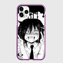 Чехол iPhone 11 Pro матовый AHEGAO, цвет: 3D-фиолетовый