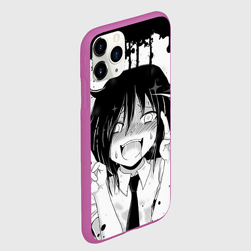 Чехол iPhone 11 Pro матовый AHEGAO / 3D-Фиолетовый – фото 2
