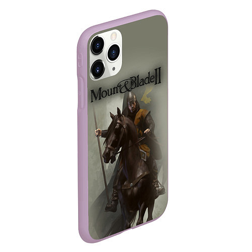 Чехол iPhone 11 Pro матовый Mount and Blade 2 / 3D-Сиреневый – фото 2