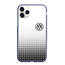 Чехол iPhone 11 Pro матовый Volkswagen, цвет: 3D-серый