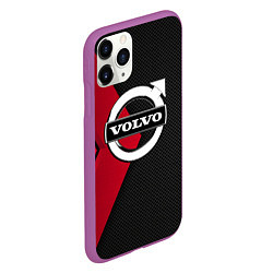 Чехол iPhone 11 Pro матовый VOLVO, цвет: 3D-фиолетовый — фото 2