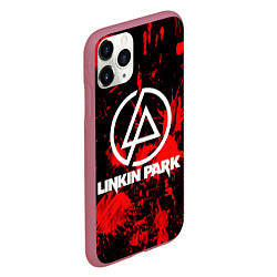 Чехол iPhone 11 Pro матовый Linkin Park, цвет: 3D-малиновый — фото 2