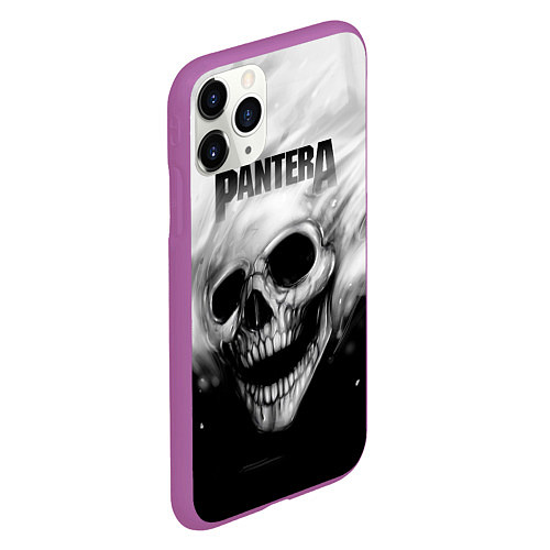 Чехол iPhone 11 Pro матовый Pantera / 3D-Фиолетовый – фото 2