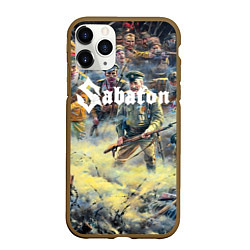 Чехол iPhone 11 Pro матовый Sabaton, цвет: 3D-коричневый