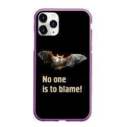 Чехол iPhone 11 Pro матовый Никто не виноват!, цвет: 3D-фиолетовый
