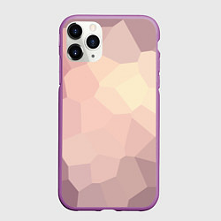 Чехол iPhone 11 Pro матовый Пикси кристаллы, цвет: 3D-фиолетовый