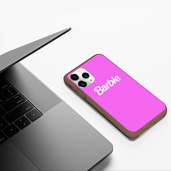 Чехол iPhone 11 Pro матовый Barbie, цвет: 3D-коричневый — фото 2