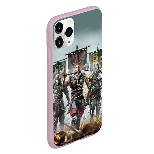 Чехол iPhone 11 Pro матовый For Honor / 3D-Розовый – фото 2