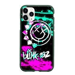 Чехол iPhone 11 Pro матовый Blink-182 6, цвет: 3D-темно-зеленый