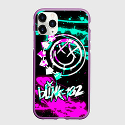 Чехол iPhone 11 Pro матовый Blink-182 6, цвет: 3D-фиолетовый