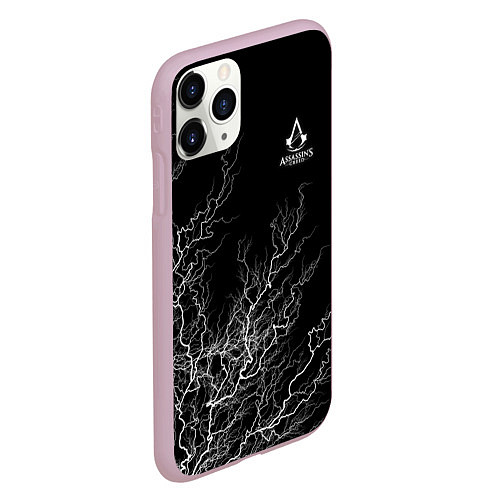 Чехол iPhone 11 Pro матовый Assassins Creed / 3D-Розовый – фото 2