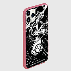 Чехол iPhone 11 Pro матовый Shik, цвет: 3D-малиновый — фото 2