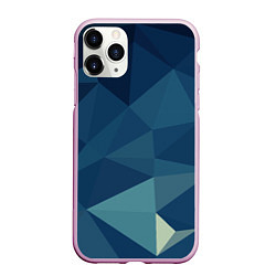 Чехол iPhone 11 Pro матовый DARK BLUE, цвет: 3D-розовый