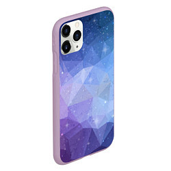 Чехол iPhone 11 Pro матовый КОСМОС, цвет: 3D-сиреневый — фото 2
