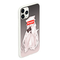 Чехол iPhone 11 Pro матовый Senpai, цвет: 3D-белый — фото 2