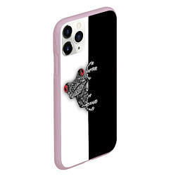 Чехол iPhone 11 Pro матовый Лягуха, цвет: 3D-розовый — фото 2