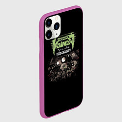 Чехол iPhone 11 Pro матовый Voivod, цвет: 3D-фиолетовый — фото 2