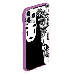 Чехол iPhone 11 Pro матовый No-Face Spirited Away Ghibli, цвет: 3D-фиолетовый — фото 2