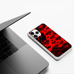 Чехол iPhone 11 Pro матовый BRAWL STARS, цвет: 3D-белый — фото 2