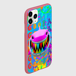 Чехол iPhone 11 Pro матовый 6IX9INE GOOBA, цвет: 3D-малиновый — фото 2
