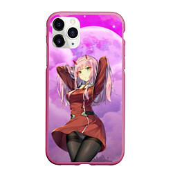 Чехол iPhone 11 Pro матовый Darling, цвет: 3D-малиновый