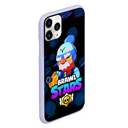 Чехол iPhone 11 Pro матовый BRAWL STARS GALE, цвет: 3D-светло-сиреневый — фото 2