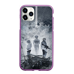 Чехол iPhone 11 Pro матовый The Promised Neverland, цвет: 3D-фиолетовый