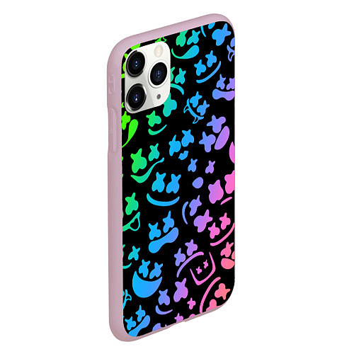 Чехол iPhone 11 Pro матовый MARSHMELLO / 3D-Розовый – фото 2