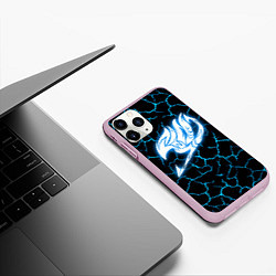 Чехол iPhone 11 Pro матовый FAIRY TAIL, цвет: 3D-розовый — фото 2