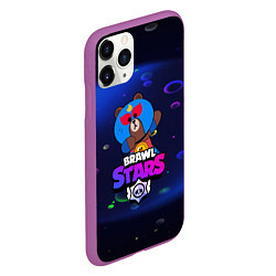 Чехол iPhone 11 Pro матовый BRAWL STARS:EL BROWN, цвет: 3D-фиолетовый — фото 2