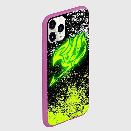 Чехол iPhone 11 Pro матовый FAIRY TAIL / 3D-Фиолетовый – фото 2