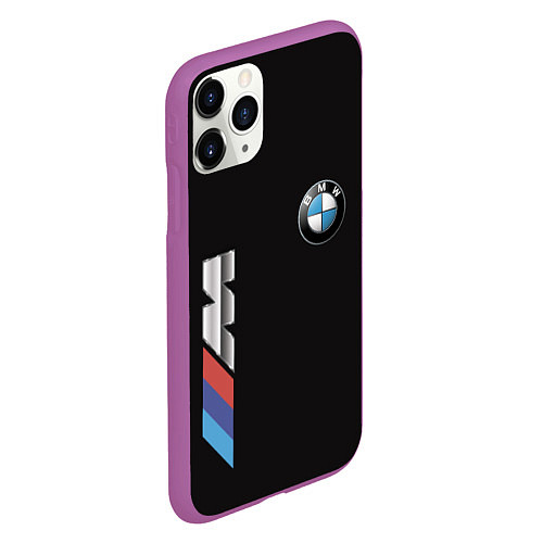 Чехол iPhone 11 Pro матовый BMW / 3D-Фиолетовый – фото 2