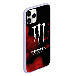 Чехол iPhone 11 Pro матовый MONSTER ENERGY, цвет: 3D-светло-сиреневый — фото 2