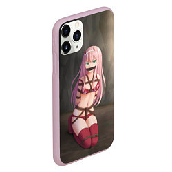 Чехол iPhone 11 Pro матовый Милый во Франксе, цвет: 3D-розовый — фото 2