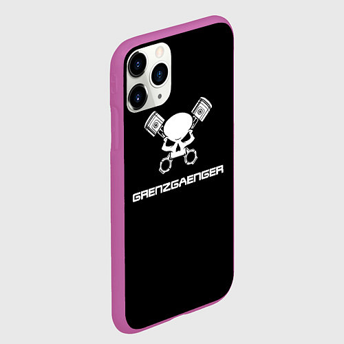 Чехол iPhone 11 Pro матовый Grenzgaenger / 3D-Фиолетовый – фото 2
