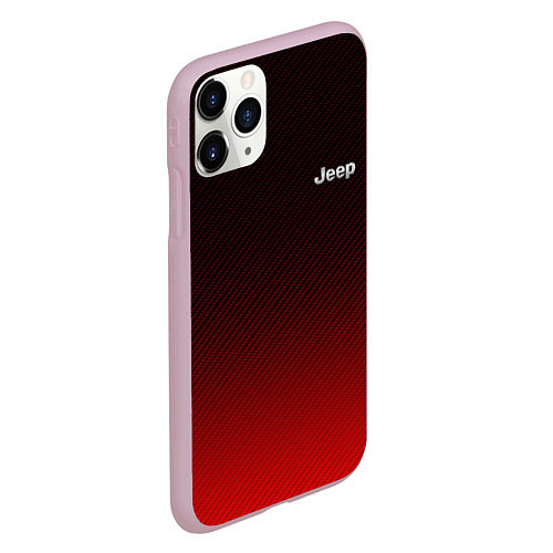 Чехол iPhone 11 Pro матовый Jeep спина Z / 3D-Розовый – фото 2