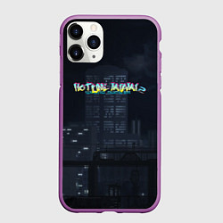 Чехол iPhone 11 Pro матовый HOTLINE MIAMI, цвет: 3D-фиолетовый