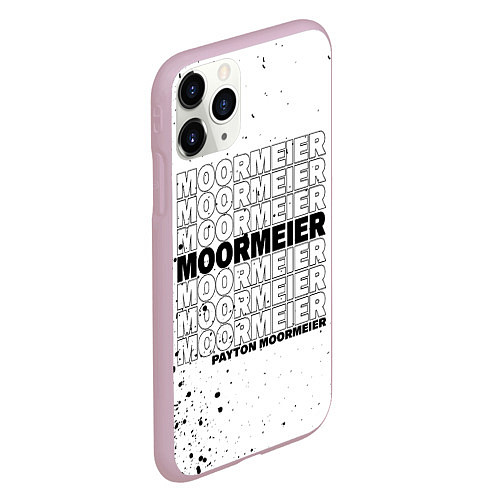 Чехол iPhone 11 Pro матовый PAYTON MOORMEIER - ТИКТОК / 3D-Розовый – фото 2