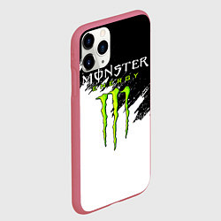 Чехол iPhone 11 Pro матовый MONSTER ENERGY, цвет: 3D-малиновый — фото 2