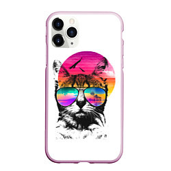Чехол iPhone 11 Pro матовый Лето, цвет: 3D-розовый