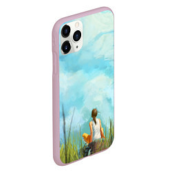 Чехол iPhone 11 Pro матовый Cloud ART, цвет: 3D-розовый — фото 2