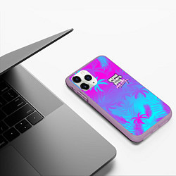 Чехол iPhone 11 Pro матовый GTA VICE CITY, цвет: 3D-сиреневый — фото 2