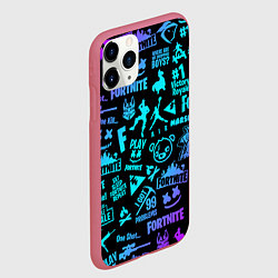 Чехол iPhone 11 Pro матовый FORTNITE, цвет: 3D-малиновый — фото 2