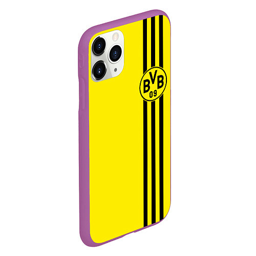 Чехол iPhone 11 Pro матовый BORUSSIA / 3D-Фиолетовый – фото 2