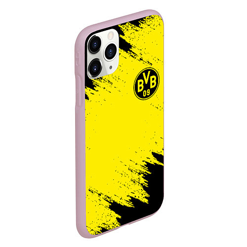 Чехол iPhone 11 Pro матовый BORUSSIA / 3D-Розовый – фото 2