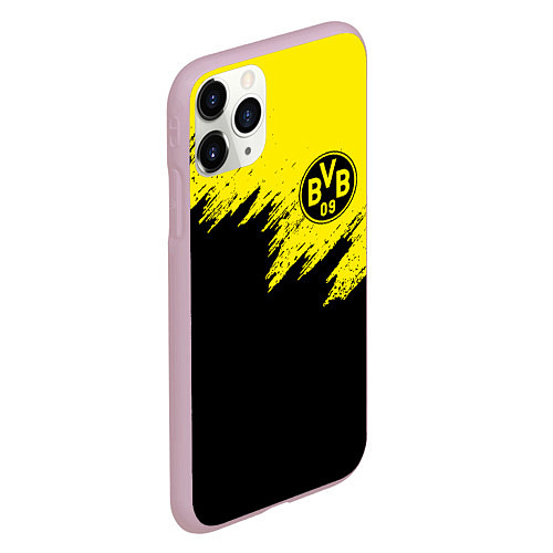 Чехол iPhone 11 Pro матовый BORUSSIA / 3D-Розовый – фото 2