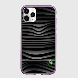Чехол iPhone 11 Pro матовый Russia Running, цвет: 3D-фиолетовый